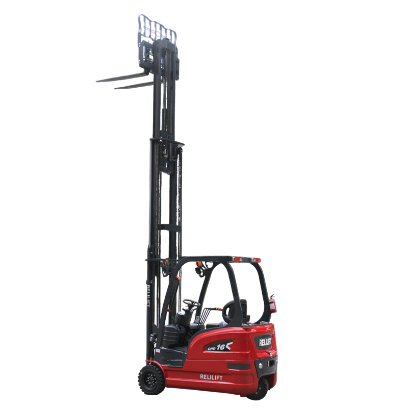 1.6 ton 3 wheel forklift ultra narrow aisle handler