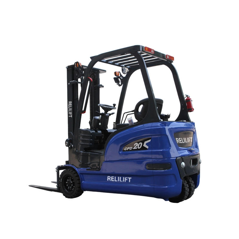 2 ton 3 wheel electric forklift tight turn warehouse cart