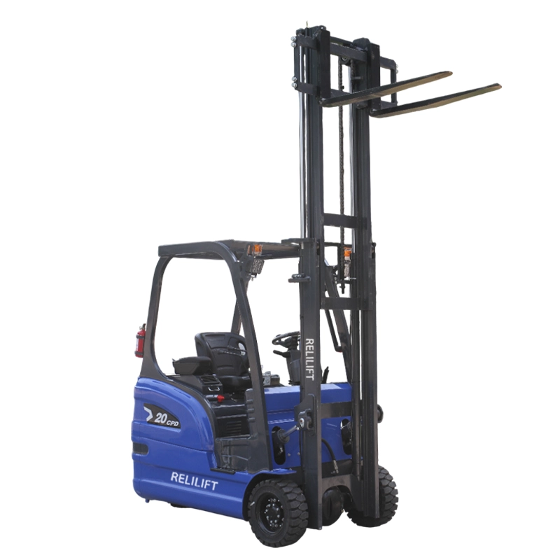 2 ton 3 wheel forklift small radius storage handler
