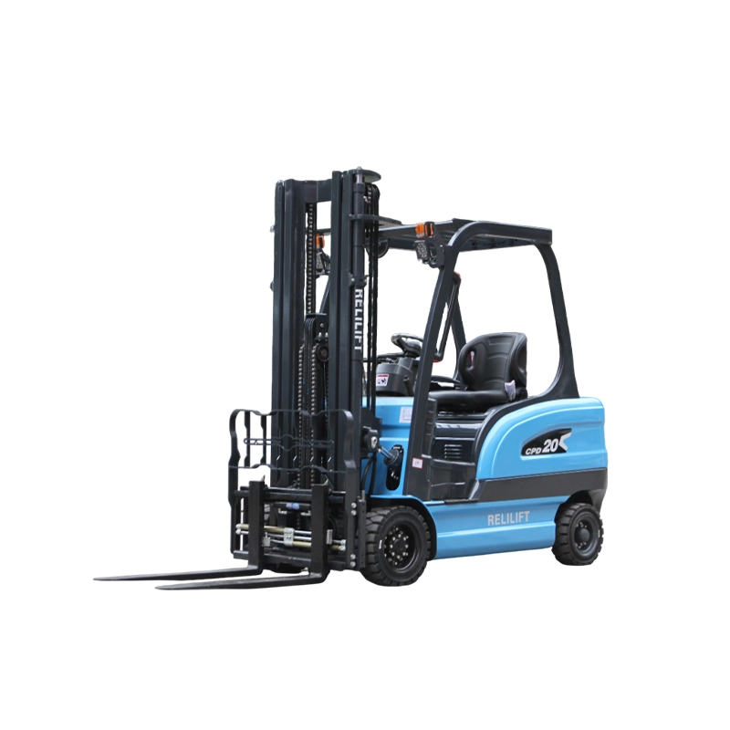 2 ton electric forklift heavy duty thick fork depot mover