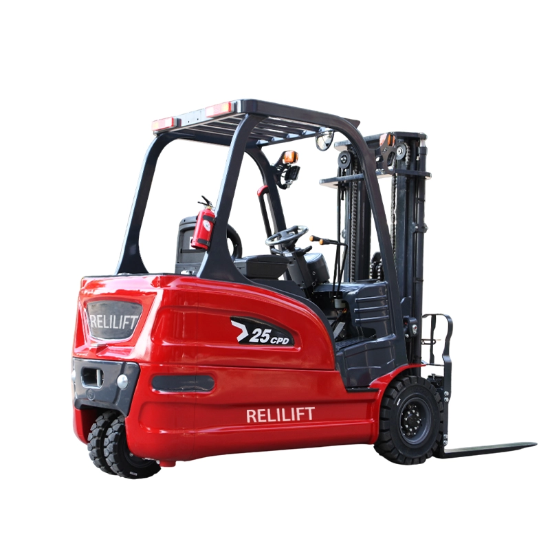 2.5 ton 3 wheel electric forklift tight turn compact body