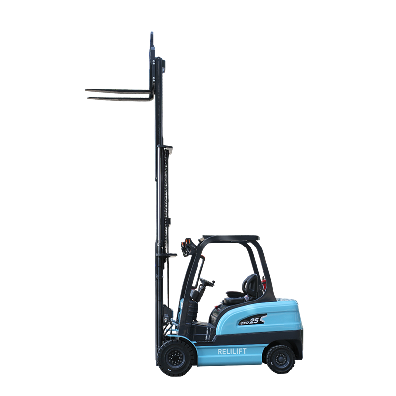 2.5 ton electric forklift with solid tires for factory use