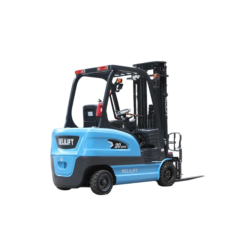 2ton electric forklift compact smooth indoor storage