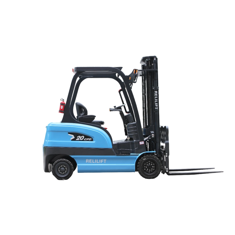 2ton electric forklift solid frame safe lifting storage