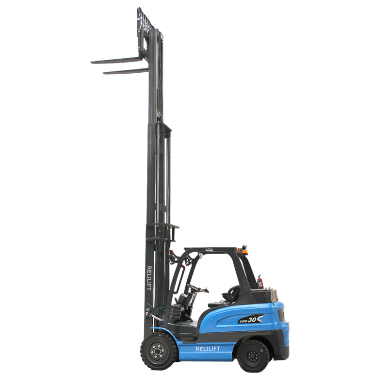 3 ton electric forklift smooth lifting factory workshop