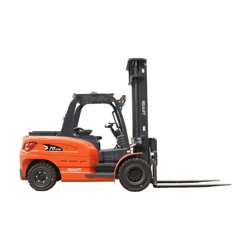 7 ton electric forklift with fast charging lithium battery