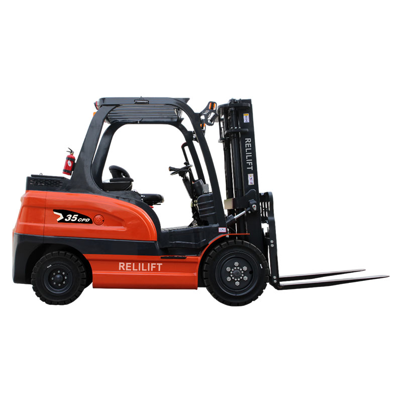 anti tip compact 3.5t silent storage handling forklift