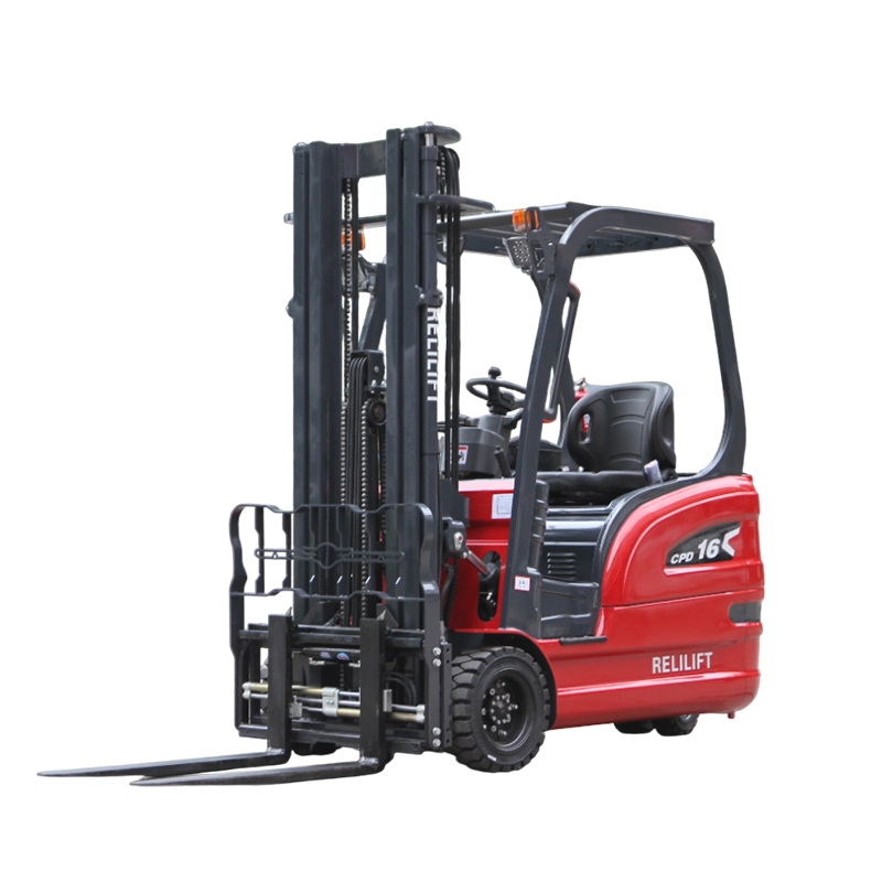 electric forklift compact 3 wheel 1.6ton narrow aisle (1)