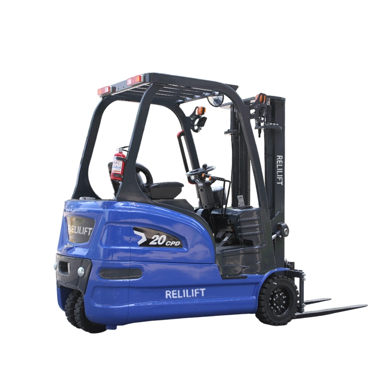 energy saving electric forklift 2ton 3wheel factory handling