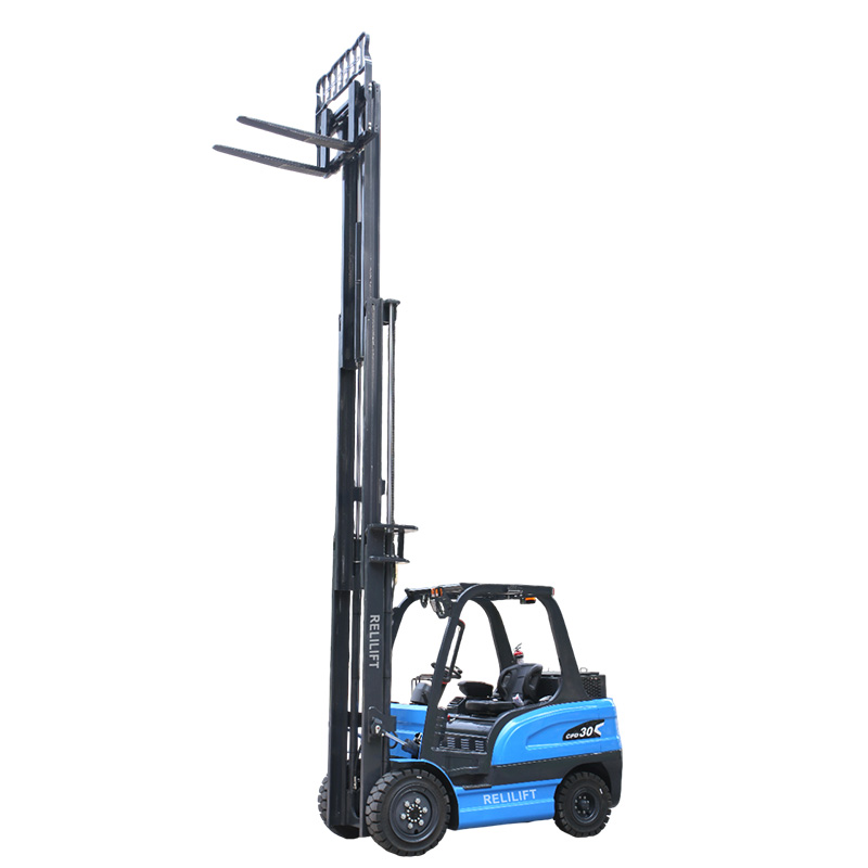 rugged frame electric forklift 3t heavy workshop loads