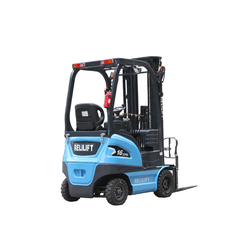stable anti tip 1.6t short wheelbase indoor forklift